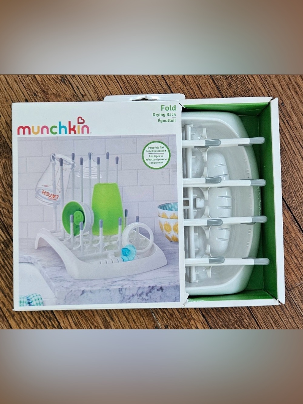 NWT Munchkin Foldable Plastic Bottle Drying Rack